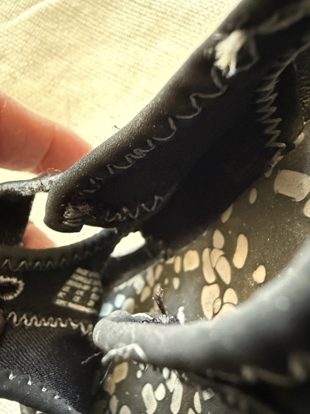 Nike Kids Black and White Water Shoes